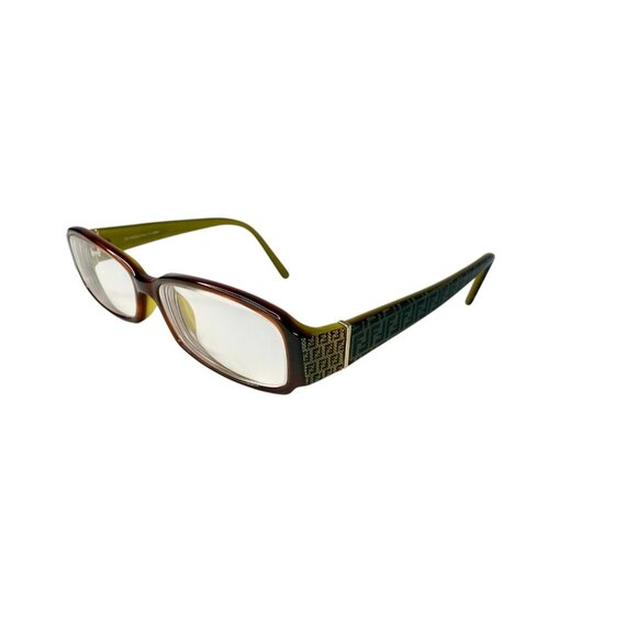 Fendi Women FENDI F735 281 Eyeglasses Frames Green Tortoise Made in Italy 135
